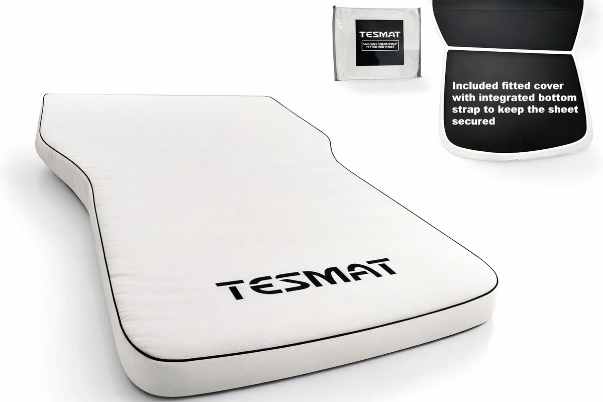Fitted Bed Sheet for TESMAT Luxe | Tesla Mattresses + Privacy Screens