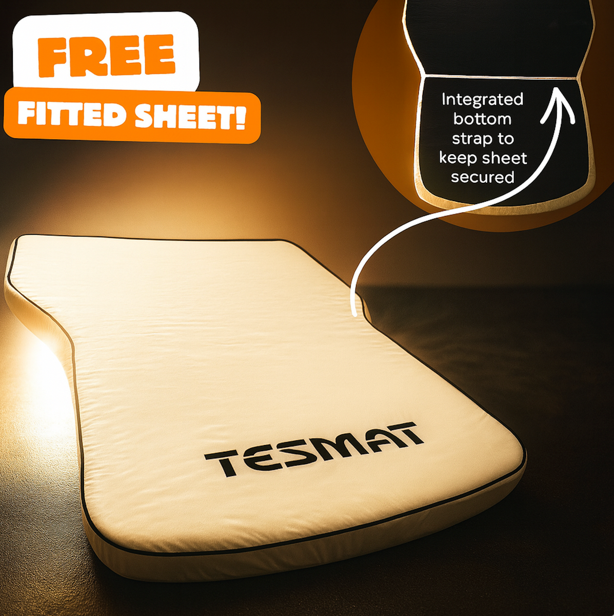 TESMAT Horizon Mattress for Model 3 | Tesla Mattresses + Privacy TESMAT Horizon Mattress for Model 3 | Tesla Mattresses + Privacy