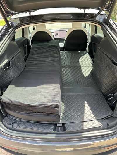 TESCAMP Camping Mattress ONLY for Tesla Model 3 CertiPUR Memory Foam Car  Mattress, Storage Bag & Sheet Provided, Portable, Foldable, Space Saver, in