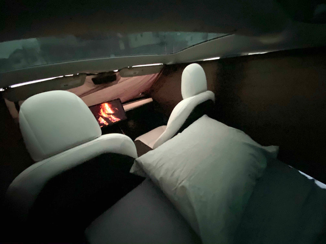 Privacy Screen for Model 3 | Tesla Mattresses + Privacy Screens