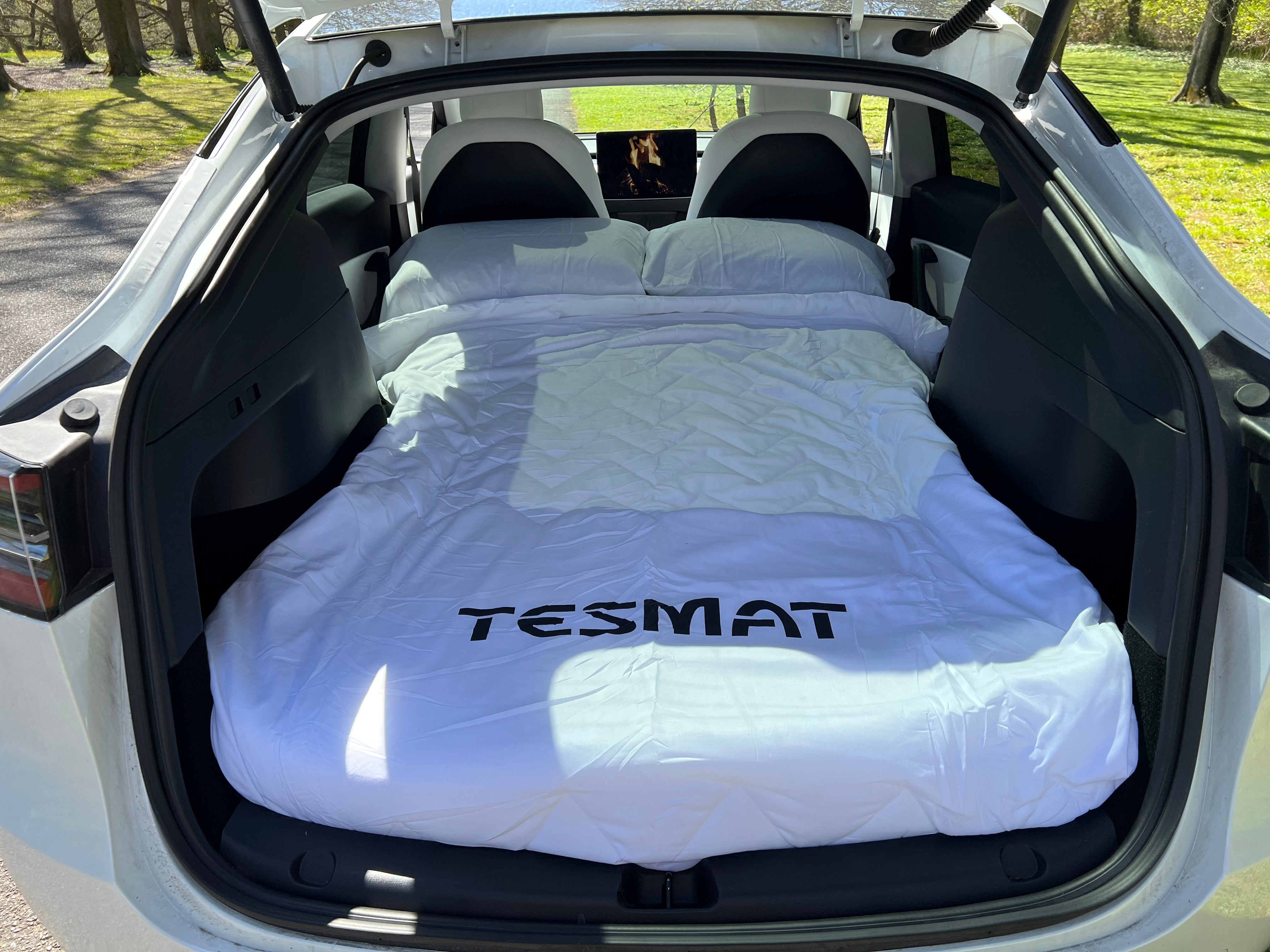 TESMAT | Car Camping Mattress and Privacy Screen for Tesla